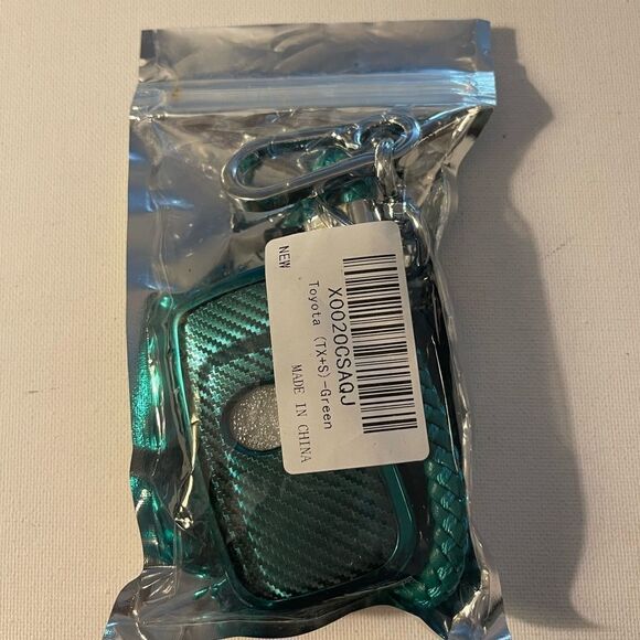 Toyota Logo fob Keychain in Green and fob cover in Green NWT - Picture 8 of 8